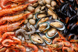 frozen seafood products